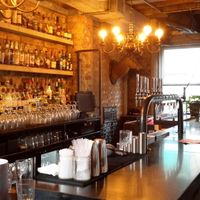 Bar upstairs (Bourbon Bar) at Trof NQ in Manchester