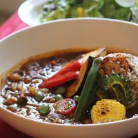 vegan curry at Nobister in Nagasaki