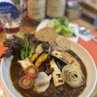 Vegan curry (delicious)  at Nobister in Nagasaki