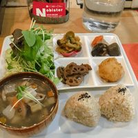 Vegan meal set. More filling than it looks.  at Nobister in Nagasaki