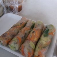 Fresh spring rolls at Loving Lien in Cabramatta