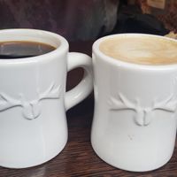 Great coffee and latte at Moose Coffee in Manchester