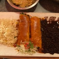 Enchiladas calibacitas sub red sauce at Guadalajara Fiesta Grill in Tucson
