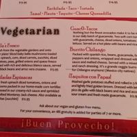 Guadalajara Fiesta Grill has been a favorite place for Veg options on Tucson's East Side for years.

Serves meat, vegan options available. Labelled vegetarian options and section of the menu. Vegan options on request. at Guadalajara Fiesta Grill in Tucson
