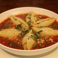 A dinner special of stuffed shells. Not always on the menu but get it anytime you see it at The Wild Chive in Long Beach