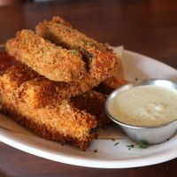 I love the Zucchini Sticks at The Wild Chive in Long Beach