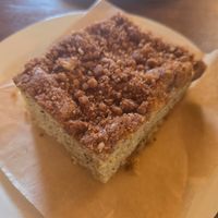 OMG best coffee cake at The Wild Chive in Long Beach