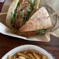 Chikn sandwich  at The Wild Chive in Long Beach