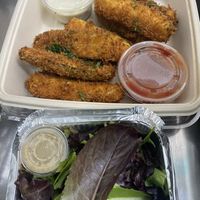 Fried zucchini  at The Wild Chive in Long Beach