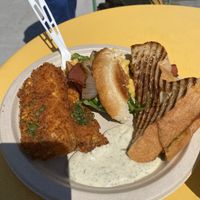 Sample plate at The Wild Chive in Long Beach