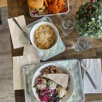 Oyster Mushroom burger, Mac and cheese, gyro bowl  at Branch Out in Paducah