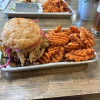 Oyster mushroom po boyy  at Branch Out in Paducah