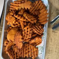 Sweet potato fry side, huge portion  at Branch Out in Paducah