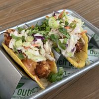 Shrimp coconut tacos   at Branch Out in Paducah