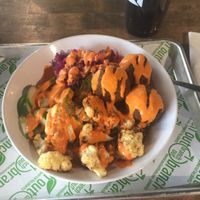 Mediterranean falafel bowl at Branch Out in Paducah
