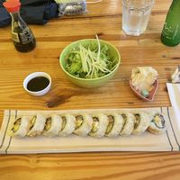Tempura Roll at Helecho in Medellin