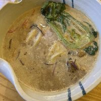 Sopa mantequilla de maní y curry  at Helecho in Medellin