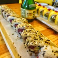 Sushi Platters and Sake at Helecho in Medellin