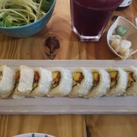 Tempura rolls at Helecho in Medellin