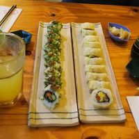 Flama Roll y Tempura-Roll at Helecho in Medellin