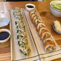 pepita-roll (left) and golden-roll (right) at Helecho in Medellin