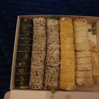 Various rolls, all big portions and good at Helecho in Medellin