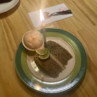 Lemon cake - was very good!  at Helecho in Medellin