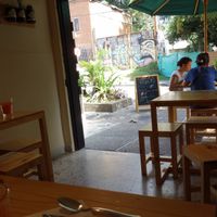 interior at Helecho in Medellin