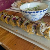 Big sushi roll at Helecho in Medellin
