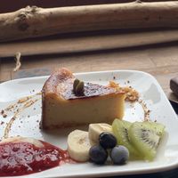 Lemon cheesecake dessert at Nyabinghi in Ikoma