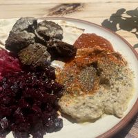 Spicy falafel plate - about 7€  at The Chickpea in Crete