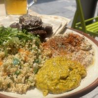 The “chickpea” falafel plate - about 7€  at The Chickpea in Crete
