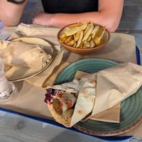 11.30pm order 👌🏻🔥 at The Chickpea in Crete