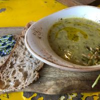 nice and hot on a cold day  at Good Vibes Cafe in Falmouth