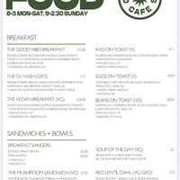   at Good Vibes Cafe in Falmouth