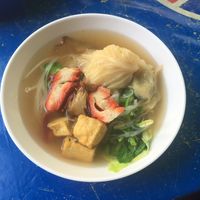 Noodle soup at Pan Road - Vegan Food Cart in Bangkok