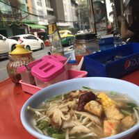 Veggie soup at Pan Road - Vegan Food Cart in Bangkok