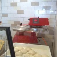 pizza crust press at Blaze Pizza in Mason