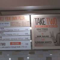 menu + cost at Blaze Pizza in Mason
