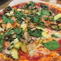Original crust is vegan!  at Blaze Pizza in Mason