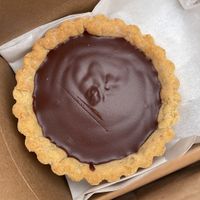 Chocolate ganache tartlet   at Demuth's Cookery School in Bath