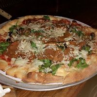 The pizza was decent!  at Roots Pizza in Chicago