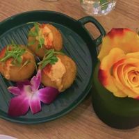 Cassava balls   at Casa Yari in Chicago