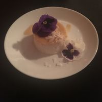 Vegan flan!  at Casa Yari in Chicago