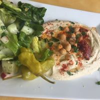 Classic Hummus Platter - delicious, super-creamy hummus at McBani Authentic Lebanese Cuisine in Seaside