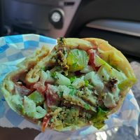 Falafel sandwich at McBani Authentic Lebanese Cuisine in Seaside