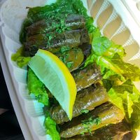 Stuffed grape leaves at McBani Authentic Lebanese Cuisine in Seaside