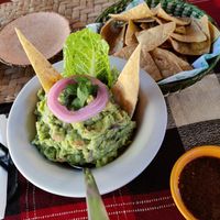 Chips and guac at Mi Loreto in Loreto
