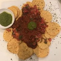 Vegan Nachos at Adagio's Restaurant in Georges Hall