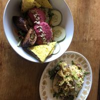 Brunch x2 vegetarian   at Obrigado Cafe in San Juan